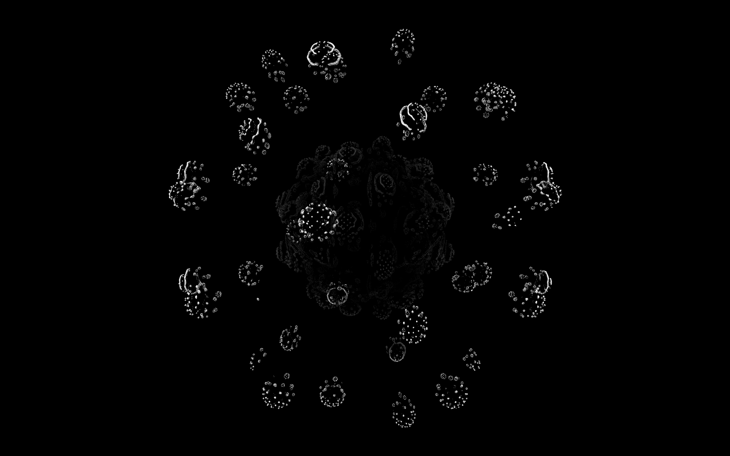 <i>Hypercomplex Mandelbulb fractals IV</i>, Softology's Visions of Chaos